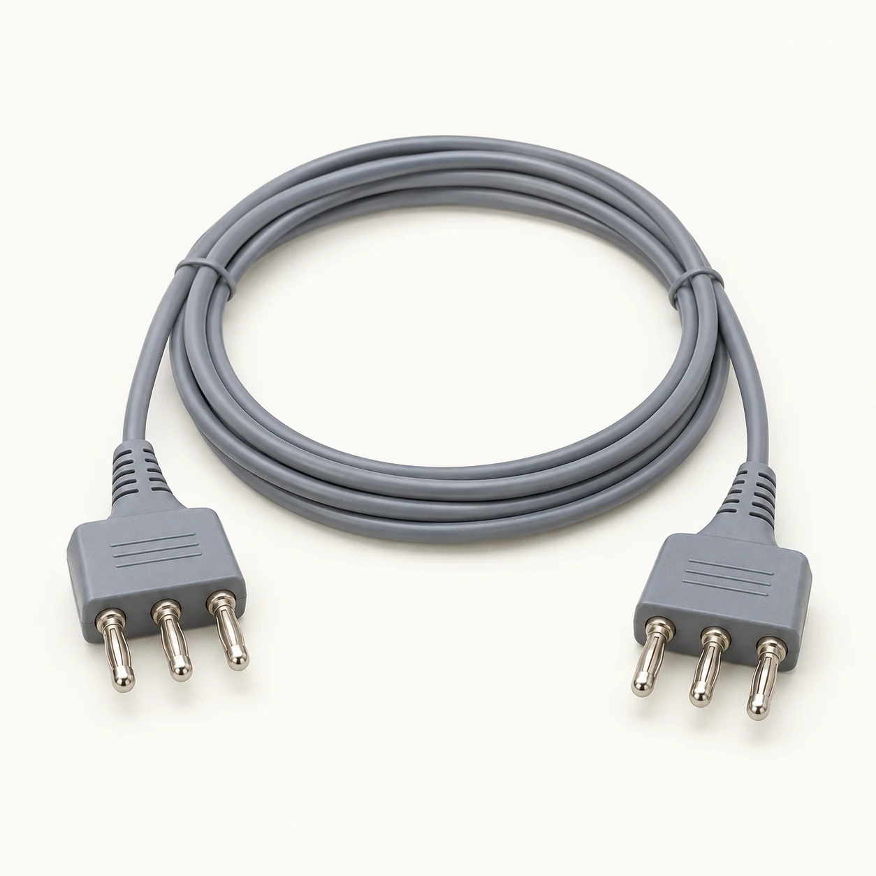 Three-pin practice body cord